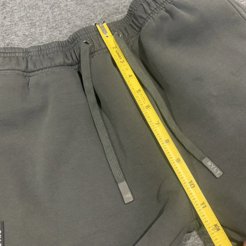BYLT Roamknit Jogger Gray Wash Pants Cotton Blend - Size M